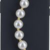 OHLALA! Fashion Selfie Back Cover Pearls für Galaxy S22+ schwarz