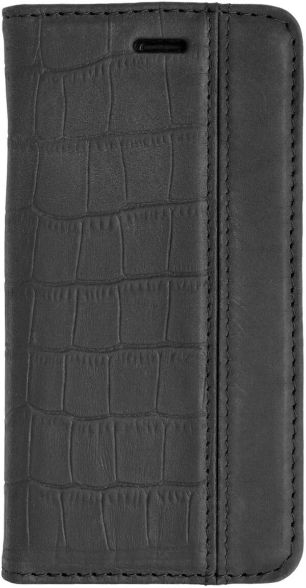 Scutes Deluxe Luca Schutz-/Design-Cover croco antik schwarz für iPhone 6S Plus