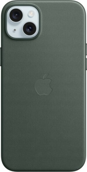 Apple Feingewebe Case mit MagSafe für iPhone 15 Plus immergrün