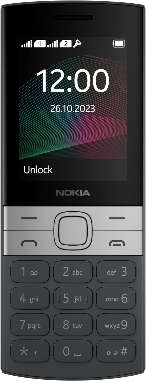 Nokia 150 (2023) Tasten Handy schwarz