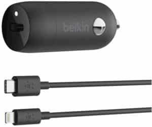 Belkin USB Type-C Ladegerät (18W)  mit USB-Type-C > Lightning Kabel schwarz