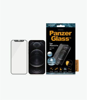 PanzerGlass Displayschutz E2E CF Anti-Glare/Bak für iPhone 12/12 Pro