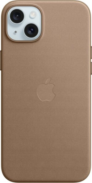 Apple Feingewebe Case mit MagSafe für iPhone 15 Plus taupe