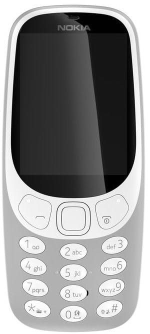 Nokia 3310 (2017) Dual-SIM Tasten Handy grau
