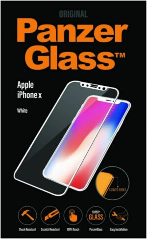 PanzerGlass Displayschutz Premium für iPhone X weiß