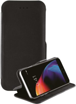 Vivanco Casual Buchklapptasche für iPhone SE (2020) schwarz