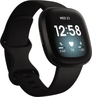 Fitbit Versa 3 Smartwatch black/black aluminum