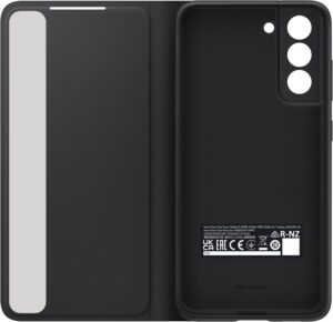 Samsung Clear View Cover für Galaxy S21 FE 5G schwarz