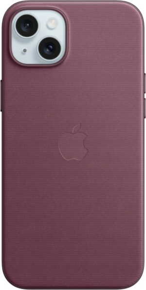 Apple Feingewebe Case mit MagSafe für iPhone 15 Plus mulberry