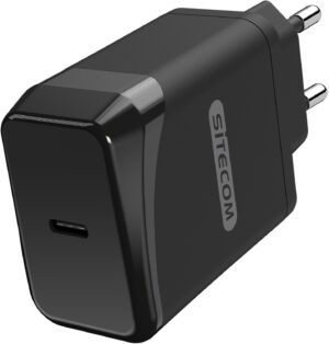 Sitecom CH-015 USB Wall Charger (30W) 1x USB-C PD schwarz