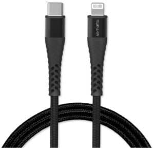 4smarts PremiumCord USB-C > Lightning (3m) schwarz/grau