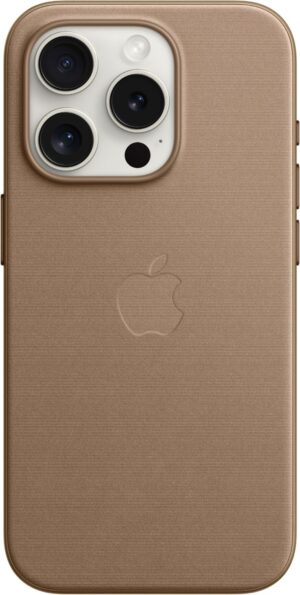 Apple Feingewebe Case mit MagSafe für iPhone 15 Pro taupe
