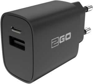 2Go USB/USB Type-C Ladegerät (20W) schwarz