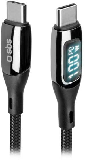 sbs Evoline USB Type-C Kabel (1m) schwarz