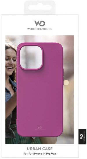 White Diamonds Urban Case für iPhone 14 Pro Max Fuscia
