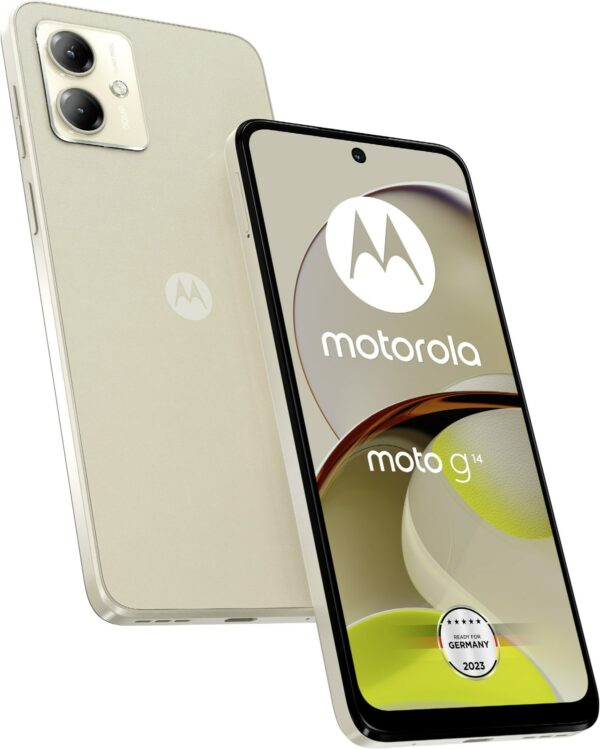 Motorola Moto G14 Smartphone butter cream