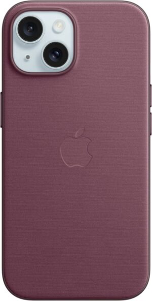 Apple Feingewebe Case mit MagSafe für iPhone 15 mulberry