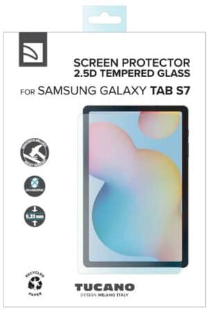 Tucano Displayschutzglas für Galaxy Tab S7 transparent